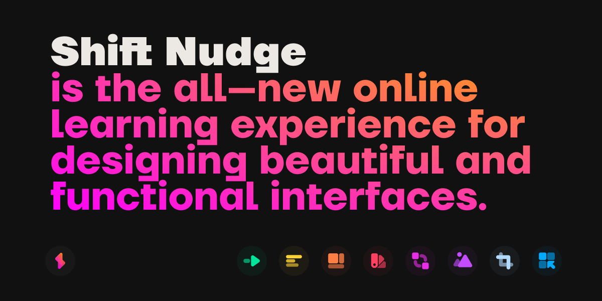 Shift Nudge - Interface Design Course